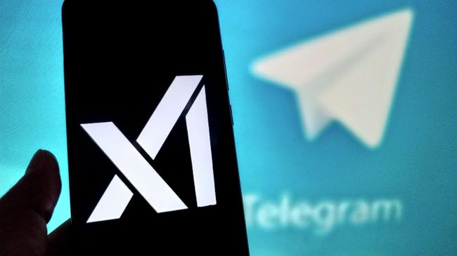 Логотипы xAI и Telegram