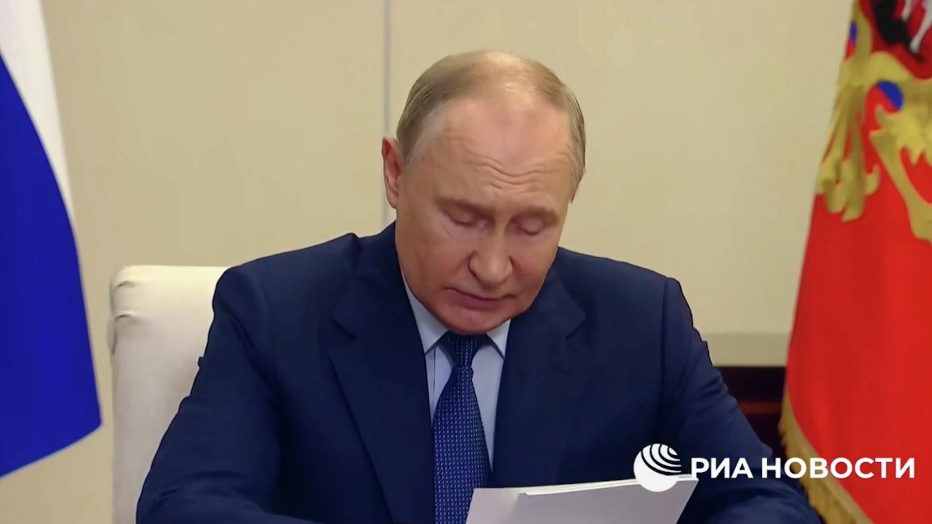 Путин на заседании Совета по стратегическому развитию и нацпроектам Путин на заседании Совета по стратегическому развитию и нацпроектам - РИА Новости, 1920, 06.06.2025