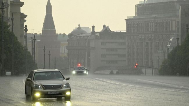 Ливень в Москве