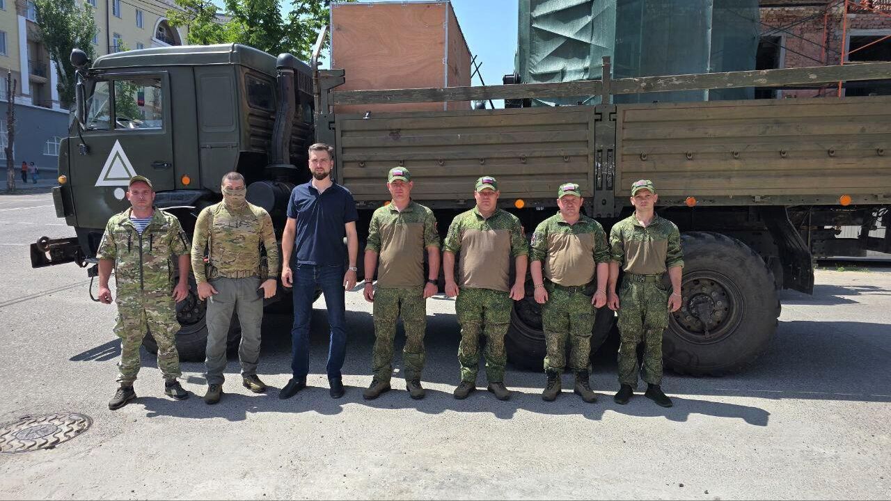 Гуманитарную помощь военнослужащим СВО отправили из Астраханской области Гуманитарную помощь военнослужащим СВО отправили из Астраханской области - РИА Новости, 1920, 09.06.2025