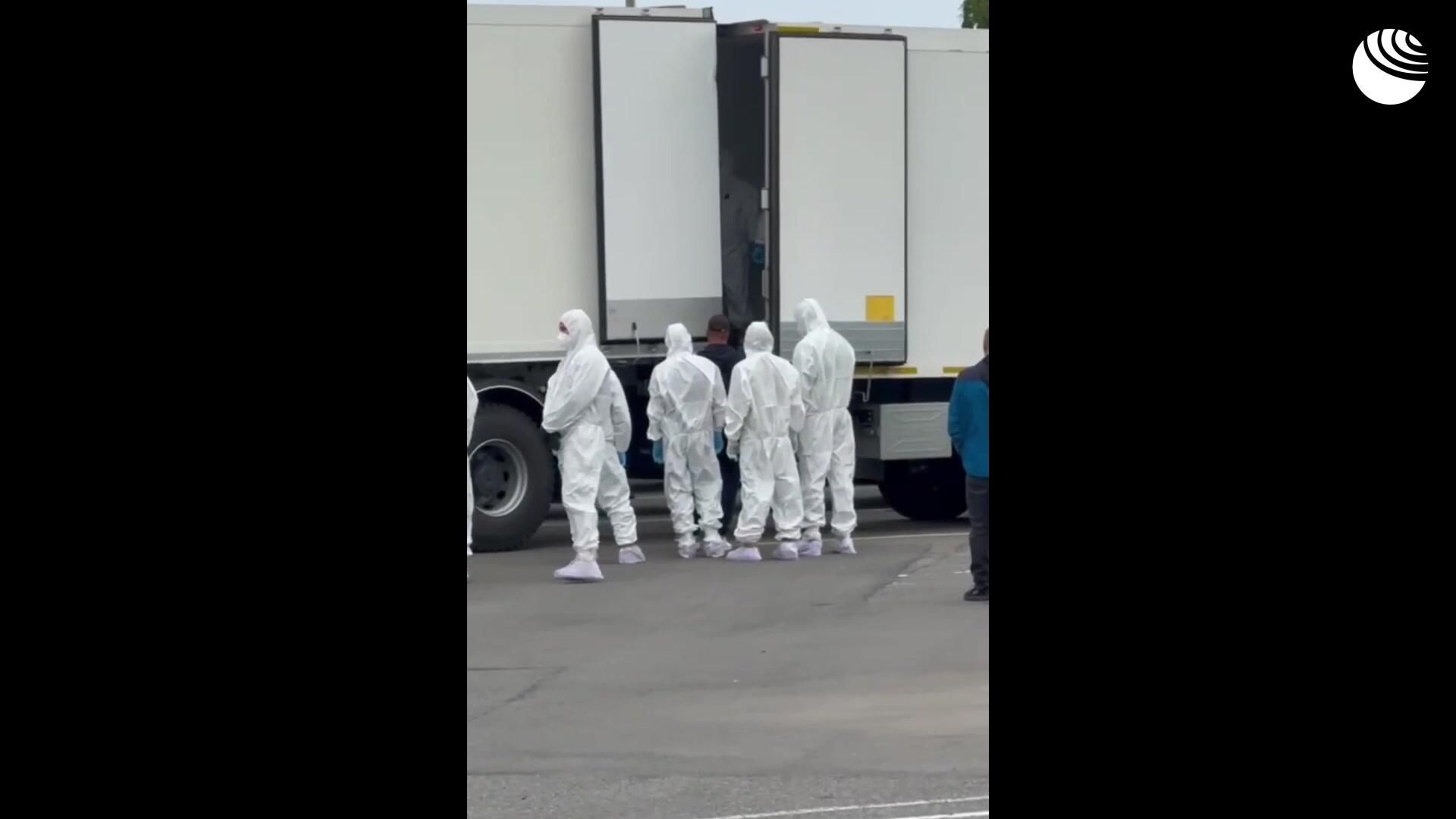 Видео начавшегося процесса передачи тел погибших солдат Видео начавшегося процесса передачи тел погибших солдат - РИА Новости, 1920, 11.06.2025