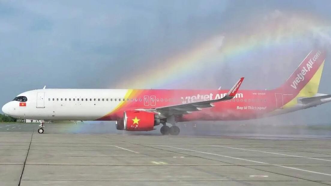 Первый рейс Vietjet Air приземлился в аэропорту Владивосток - РИА Новости, 1920, 16.06.2025
