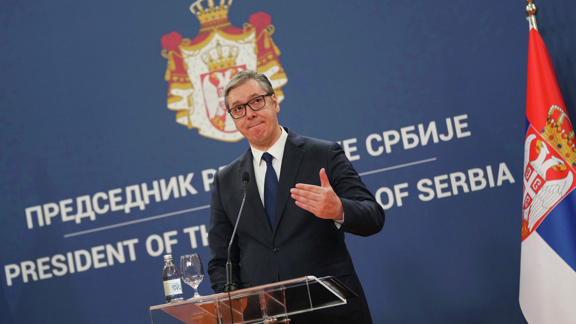 Президент Сербии Александр Вучич Президент Сербии Александр Вучич - РИА Новости, 1920, 24.06.2025