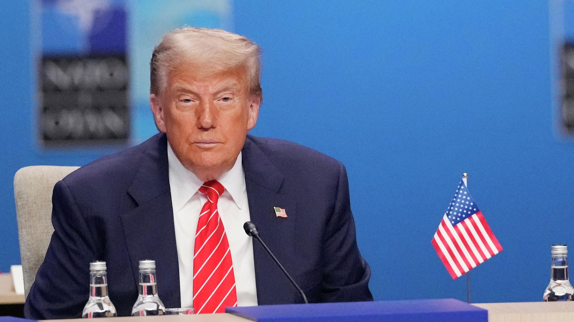 Президент США Дональд Трамп на саммите НАТО в Гааге Президент США Дональд Трамп на саммите НАТО в Гааге - РИА Новости, 1920, 30.06.2025