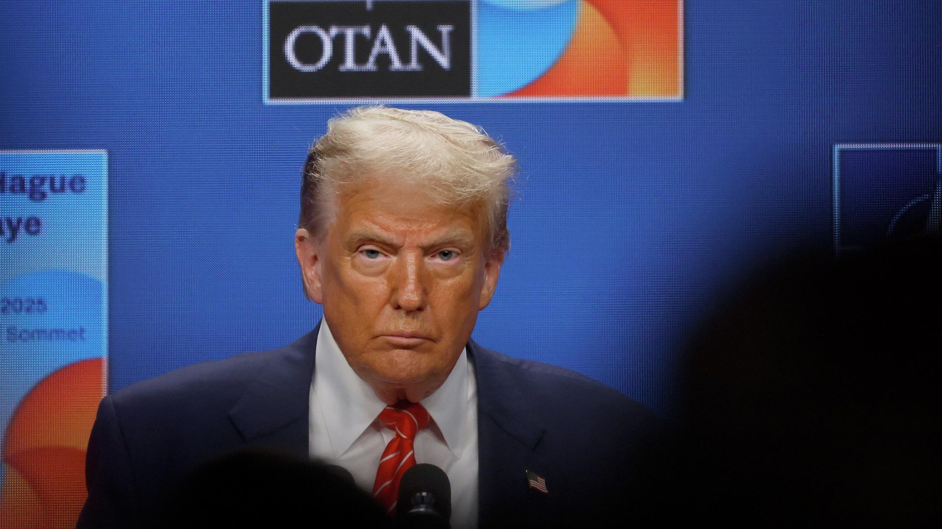 Президент США Дональд Трамп во время пресс-конференции по итогам саммита НАТО в Гааге Президент США Дональд Трамп во время пресс-конференции по итогам саммита НАТО в Гааге - РИА Новости, 1920, 26.06.2025