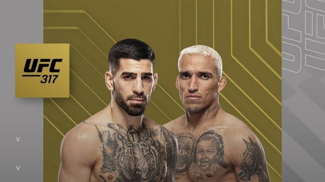 Aфиша главного боя UFC 317