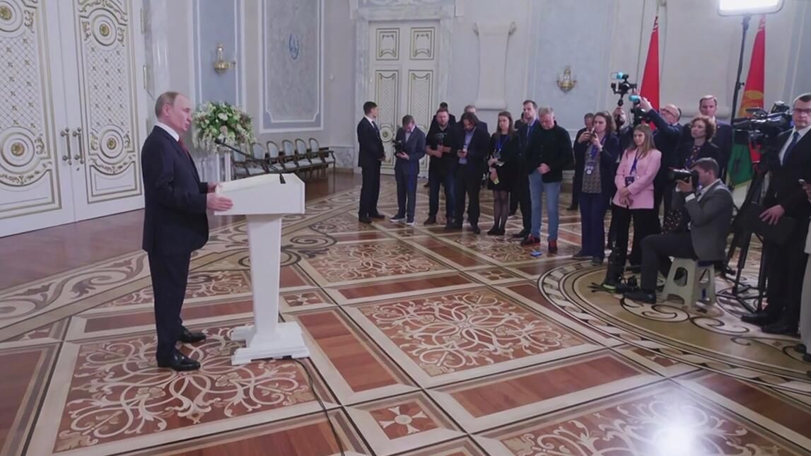 Пресс-конференция Владимира Путина в Минске - РИА Новости, 1920, 27.06.2025