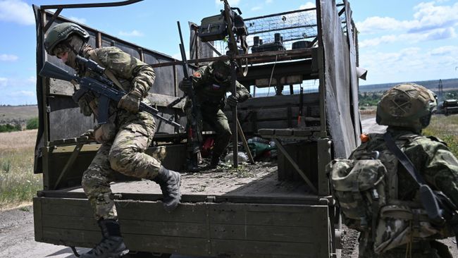 Российские военнослужащие в зоне СВО