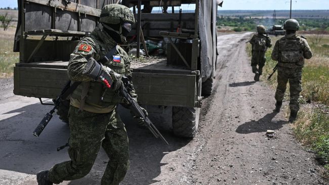 Российские военнослужащие в зоне СВО