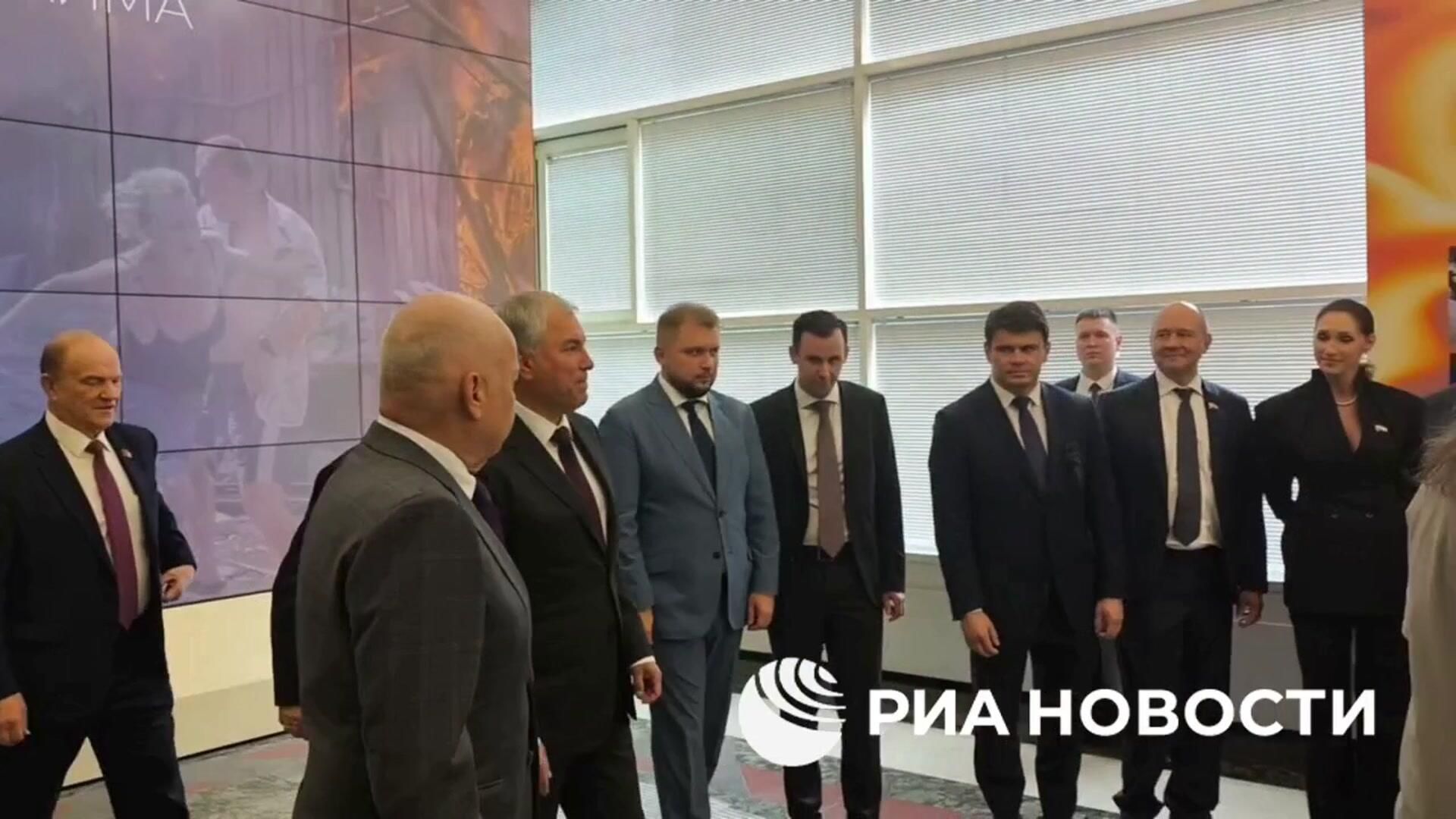 Открытие фотовыставки Хроники террора украинского неонацистского режима в Госдуме Открытие фотовыставки Хроники террора украинского неонацистского режима в Госдуме - РИА Новости, 1920, 01.07.2025