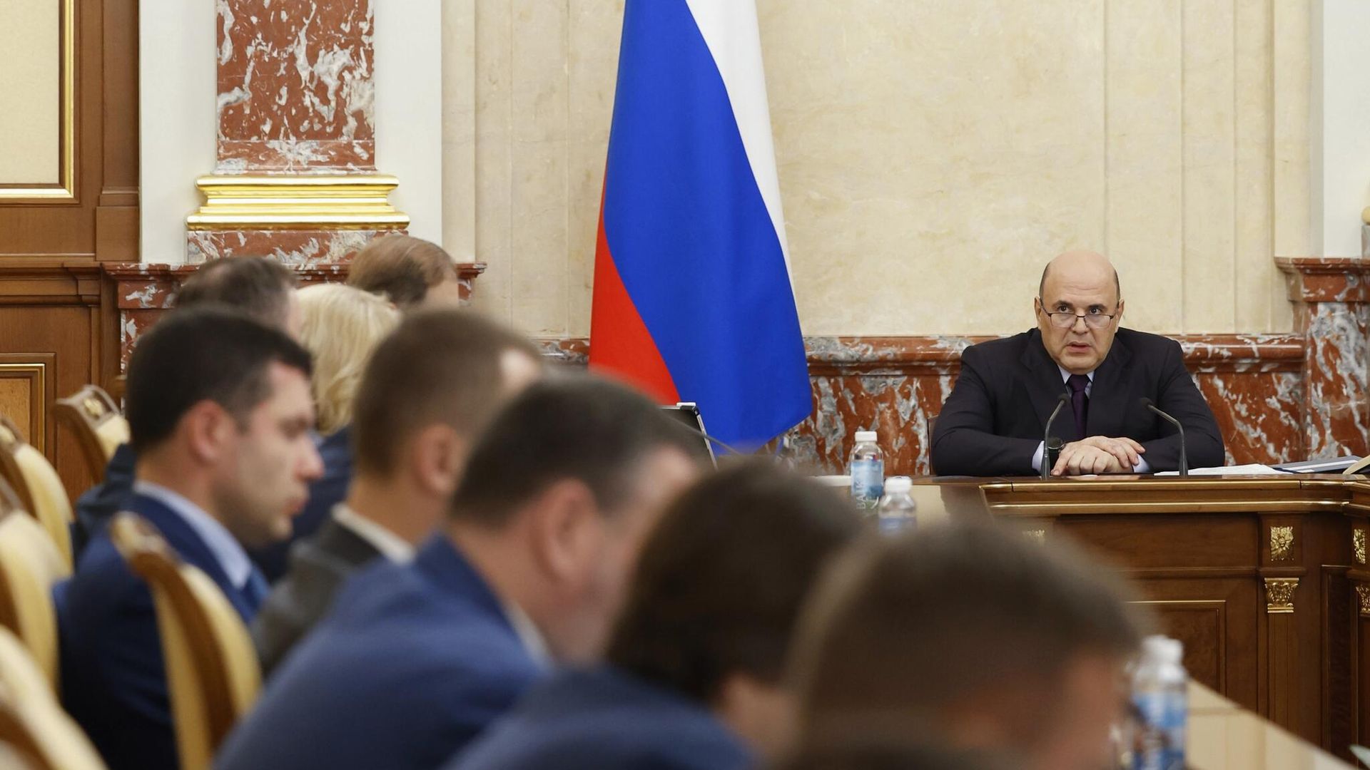 Председатель правительства РФ Михаил Мишустин проводит заседание кабинета министров РФ. 3 июля 2025 - РИА Новости, 1920, 03.07.2025