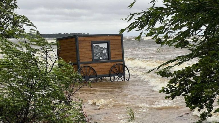 Подтопление в Сестрорецке Подтопление в Сестрорецке