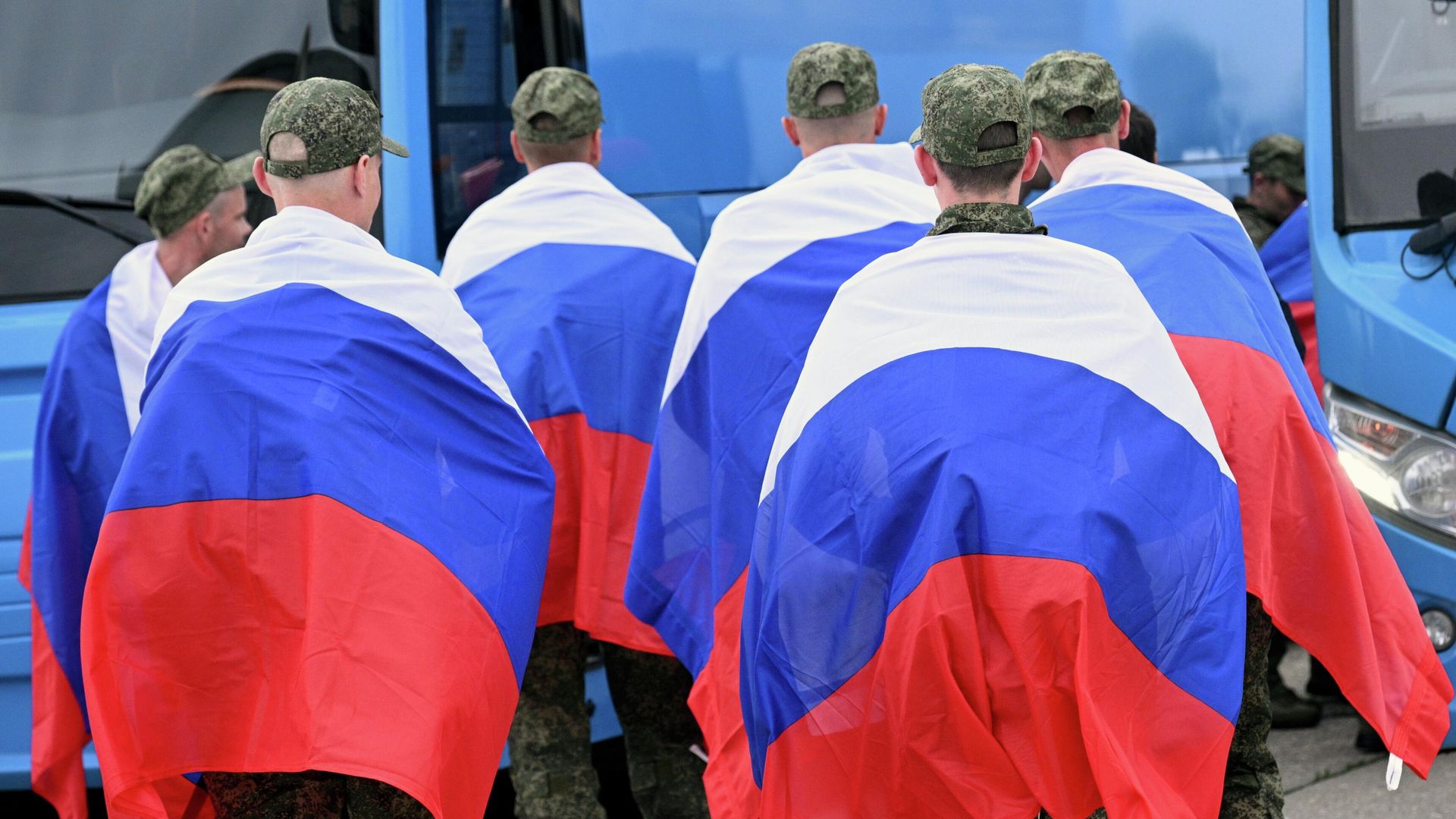 Возвращенные из украинского плена российские военнослужащие Возвращенные из украинского плена российские военнослужащие - РИА Новости, 1920, 10.08.2026