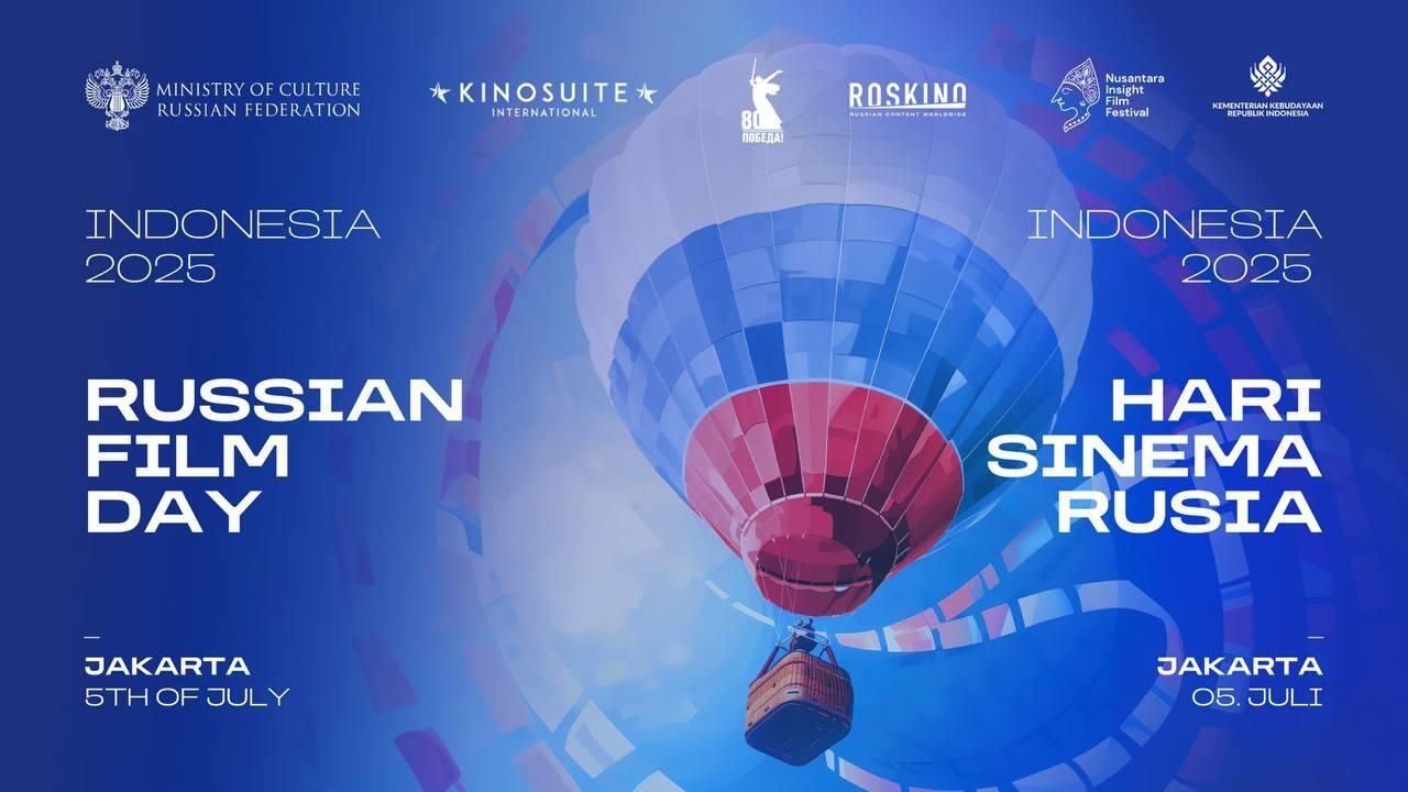 Афиша кинофорума День российского кино в Джакарте, Индонезия Афиша кинофорума День российского кино в Джакарте, Индонезия - РИА Новости, 1920, 05.07.2025