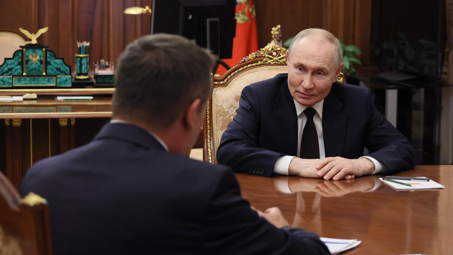 Рабочая встреча Путина с Андреем Никитиным  - РИА Новости, 1920, 07.07.2025