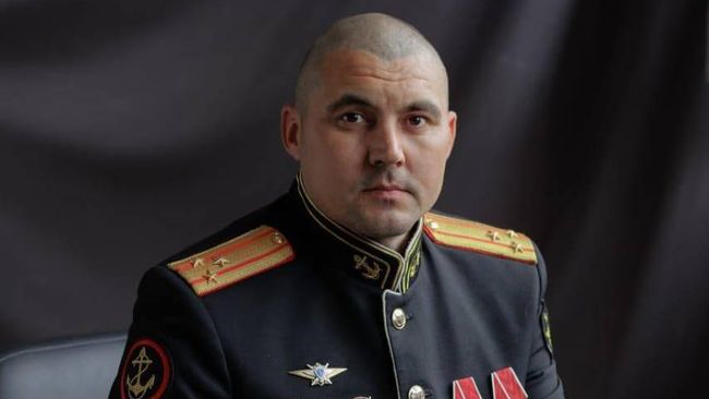 Командир 155-й бригады морской пехоты России Сергей Ильин