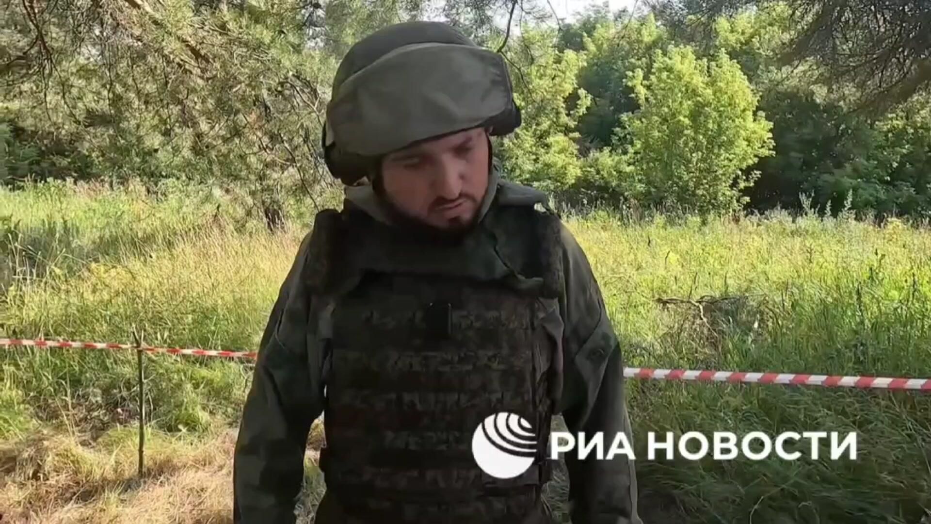 Командир саперной роты Гермес: ВСУ, отходя из Курской области, минировали дрова - РИА Новости, 1920, 12.07.2025