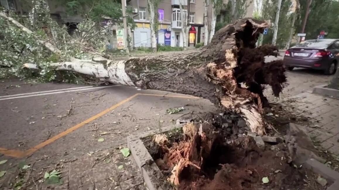 Последствия урагана в Донецке. 13 июля 2025 - РИА Новости, 1920, 13.07.2025