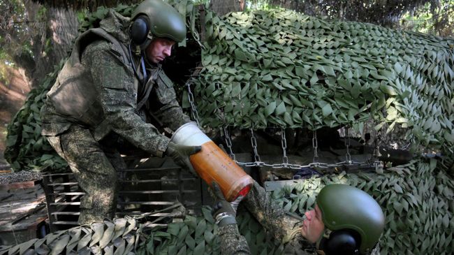 Российские военнослужащие