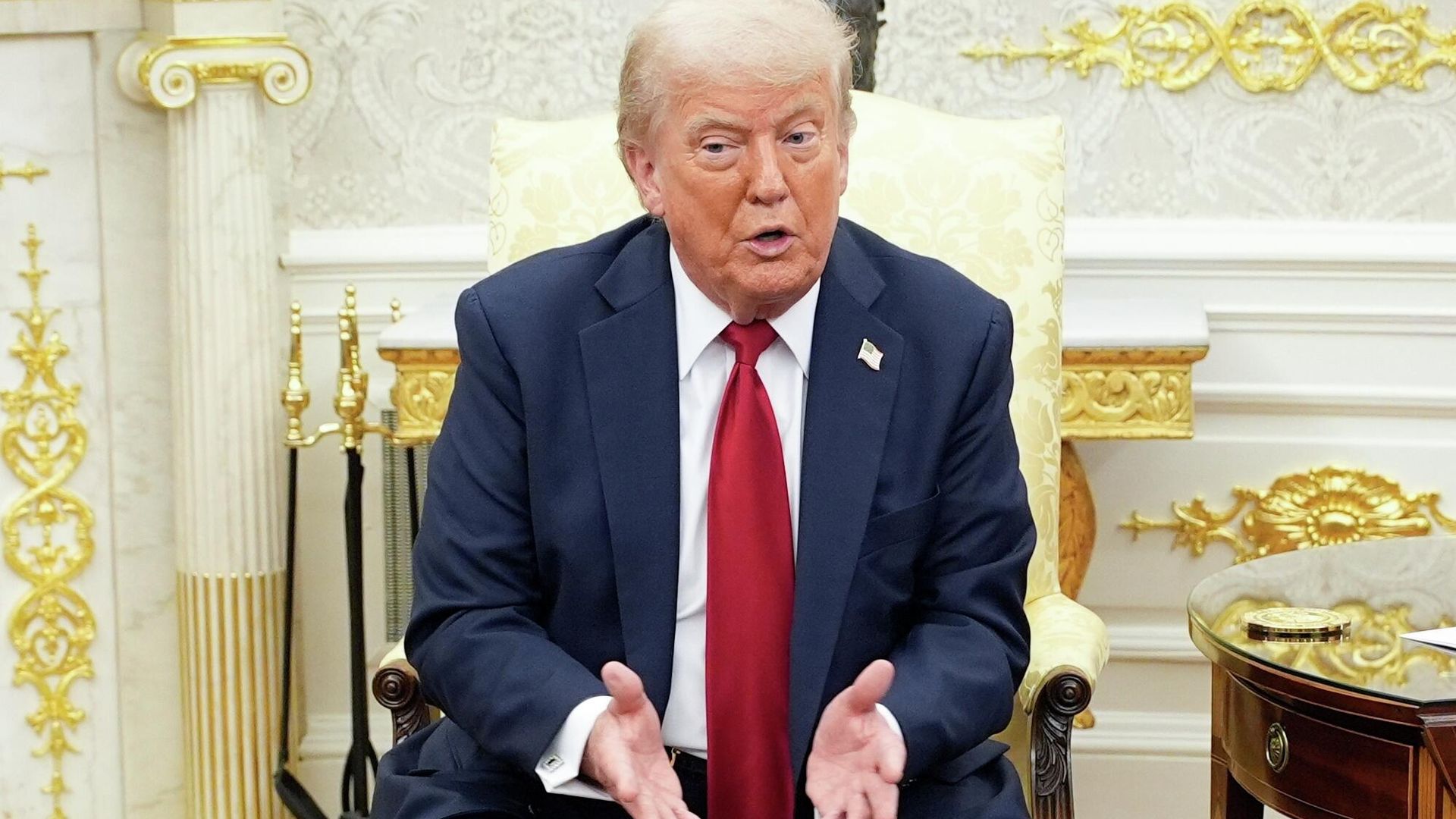 Президент США Дональд Трамп Президент США Дональд Трамп - РИА Новости, 1920, 15.07.2025