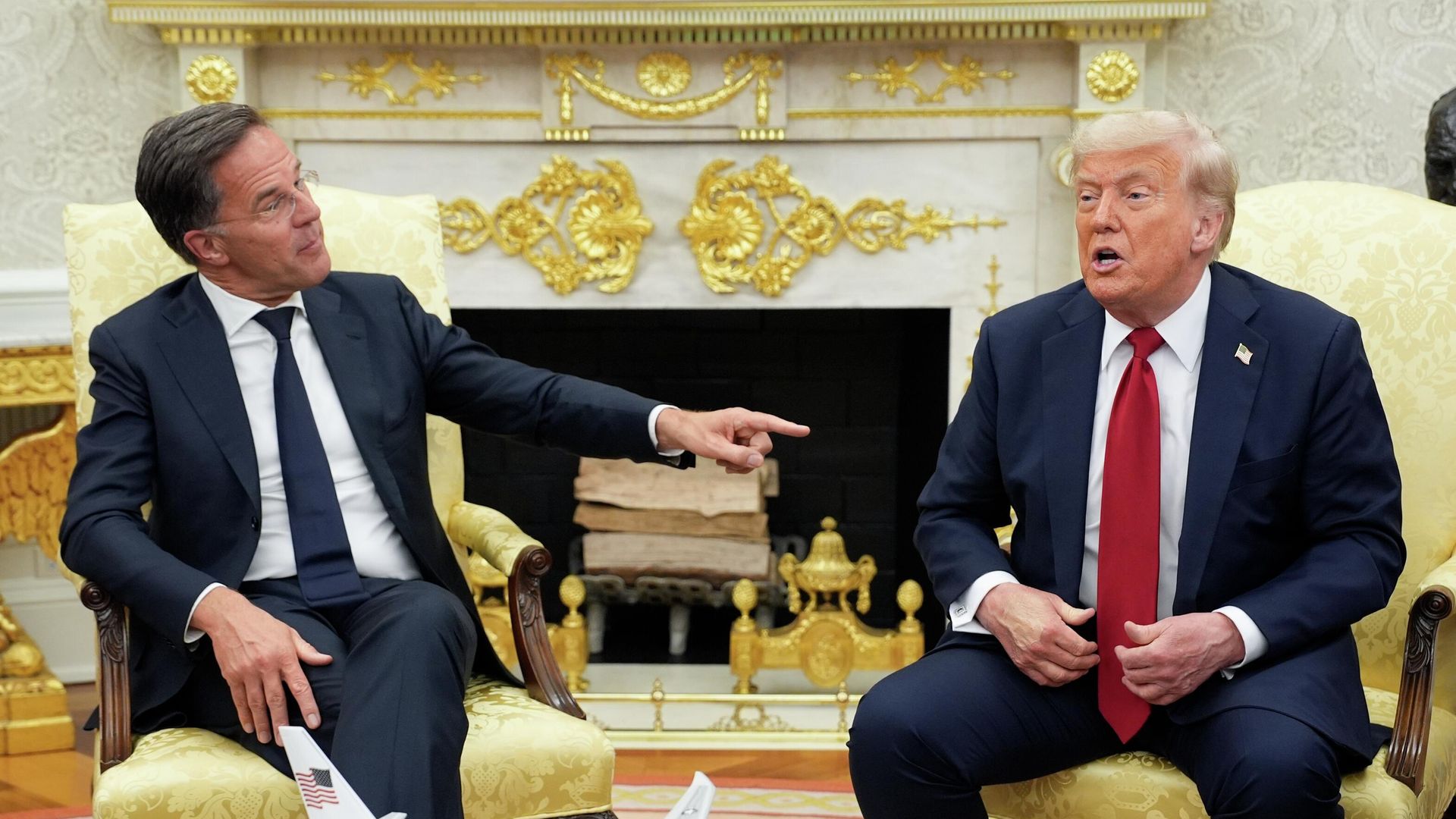 Дональд Трамп и Марк Рютте Дональд Трамп и Марк Рютте - РИА Новости, 1920, 18.01.2026