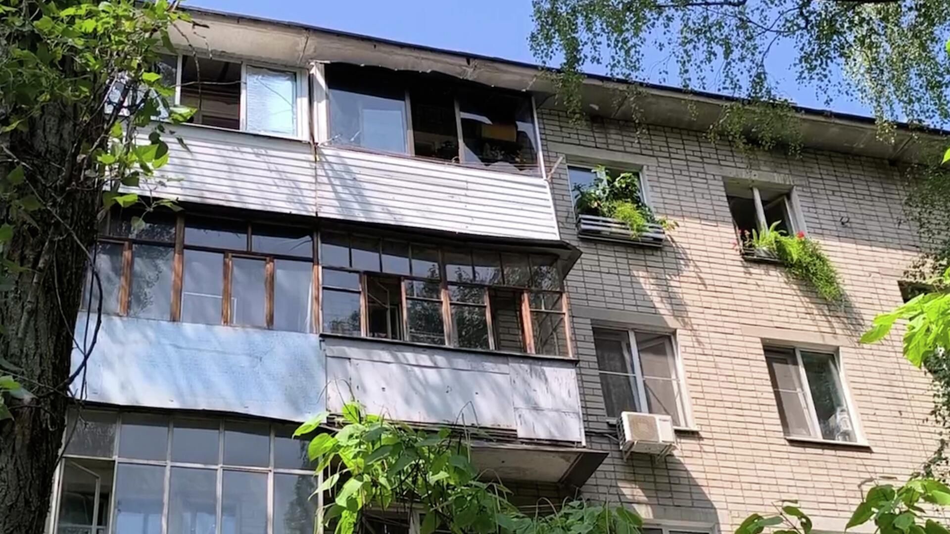 Последствия атаки беспилотников ВСУ на Воронеж Последствия атаки беспилотников ВСУ на Воронеж - РИА Новости, 1920, 16.07.2025