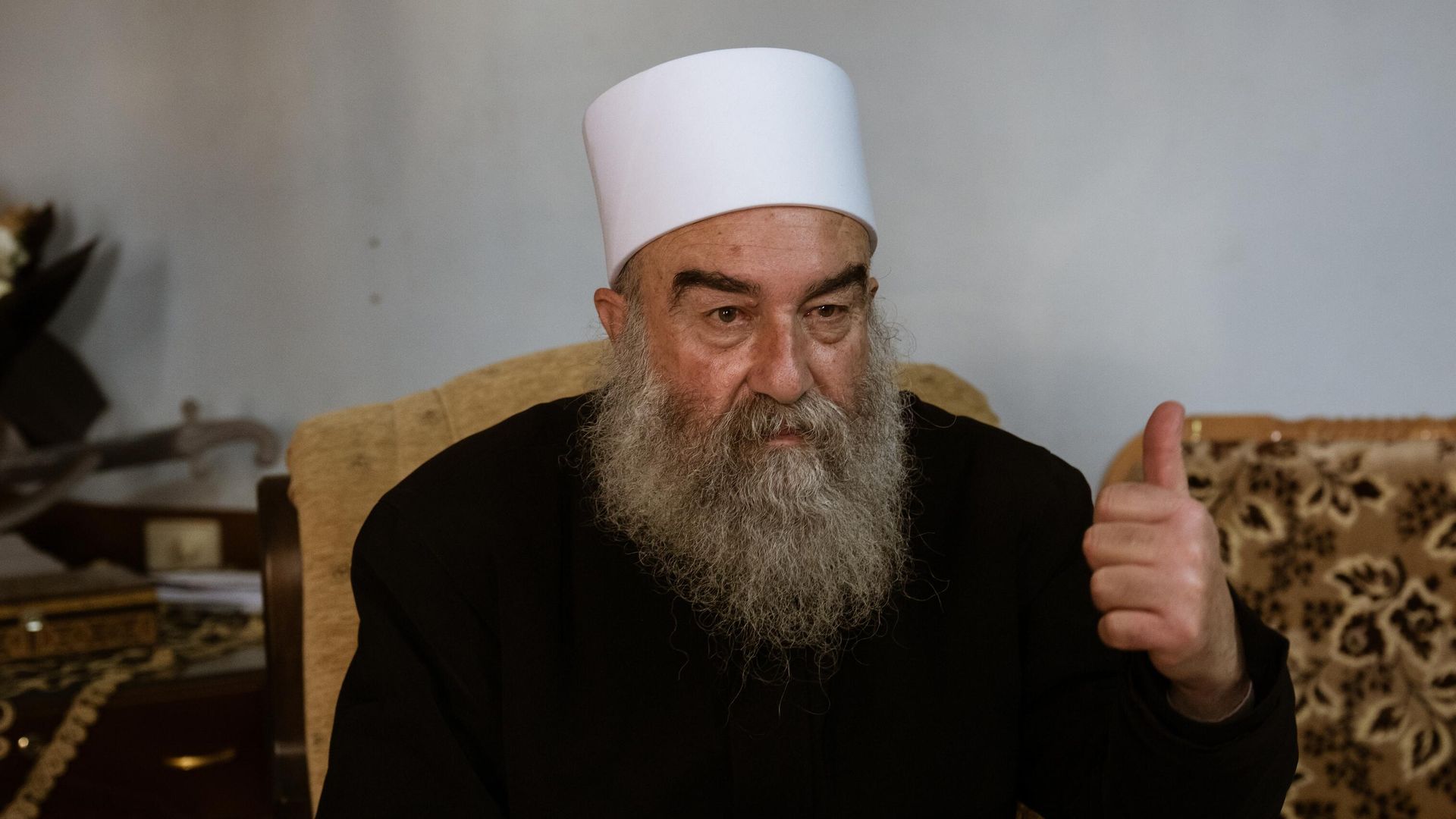Духовный лидер общины друзов шейх Хикмат аль-Хиджри - РИА Новости, 1920, 15.07.2025