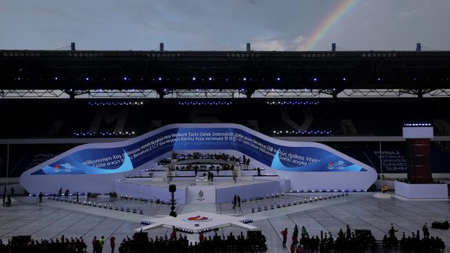 Открытие Универсиады 2025 года в Дуйсбурге