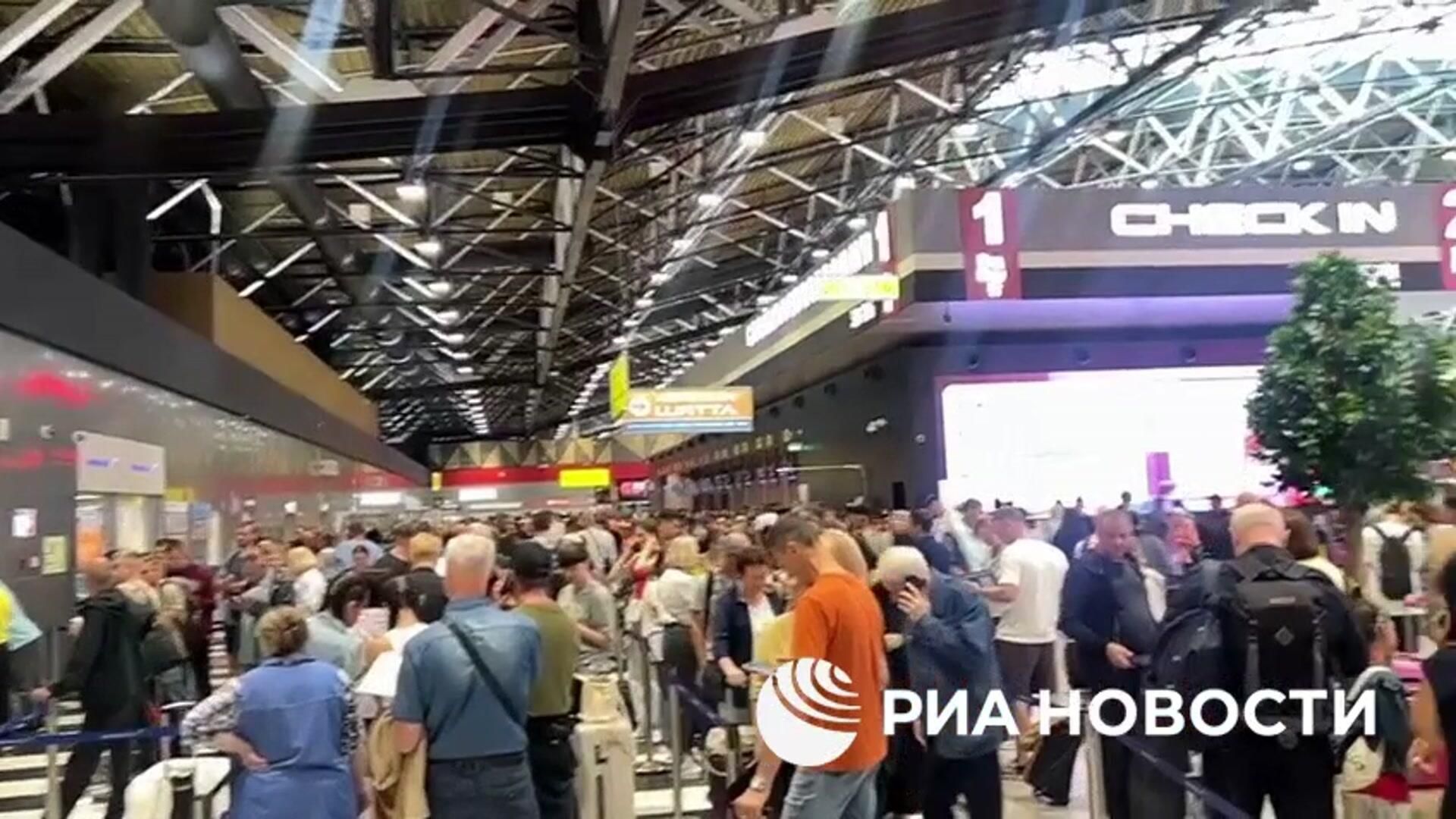 Обстановка в аэропорту Шереметьево - РИА Новости, 1920, 21.07.2025