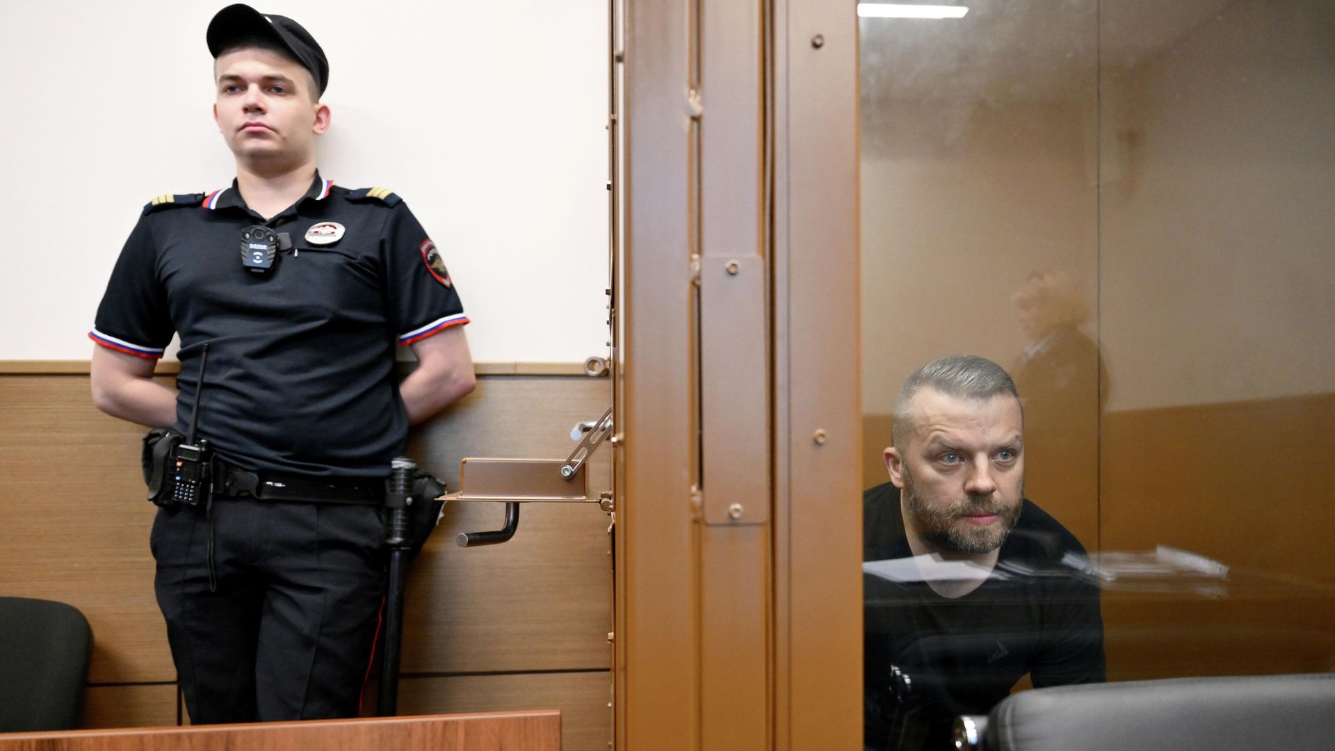 Бывший руководитель Главного военно-строительного управления по спецобъектам Андрей Белков в Замоскворецком суде Москвы - РИА Новости, 1920, 21.07.2025