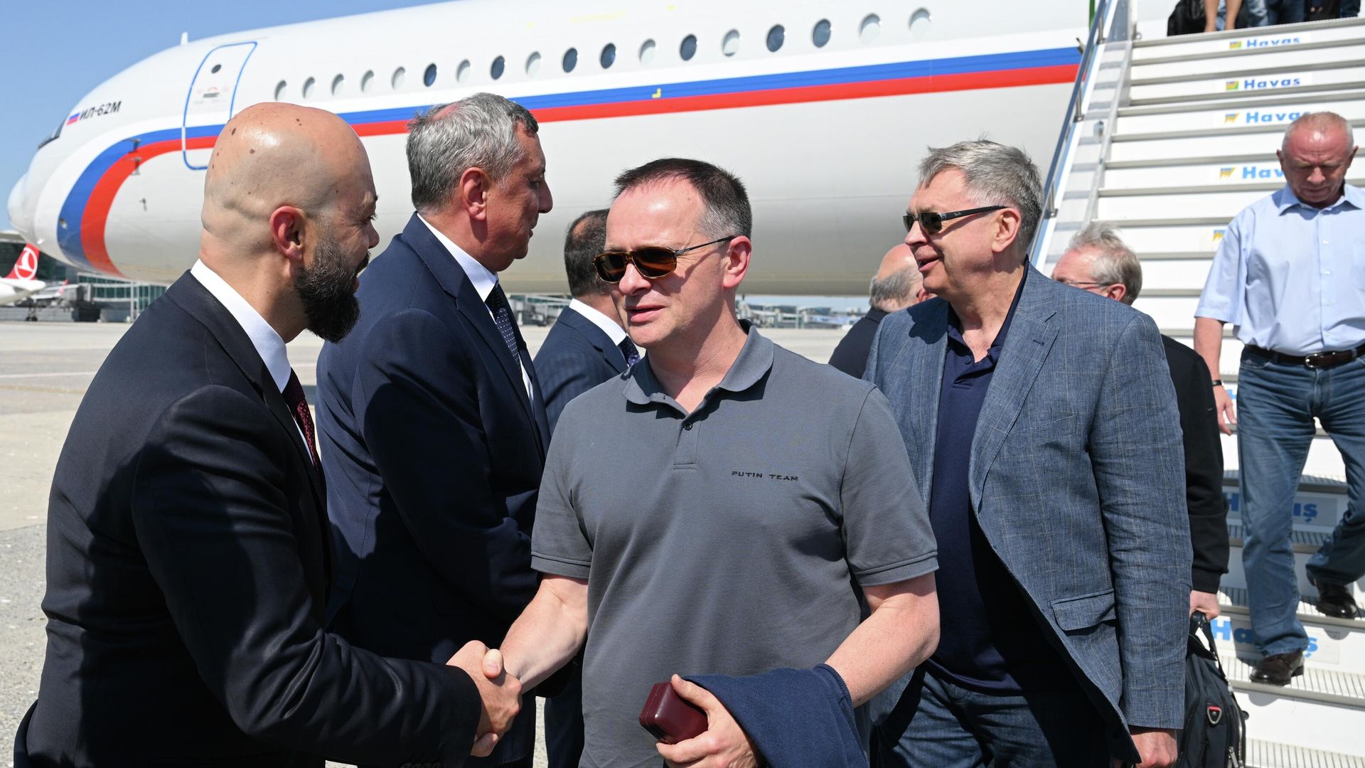 Прилет российской делегации на переговоры в Турцию Прилет российской делегации на переговоры в Турцию - РИА Новости, 1920, 23.07.2025