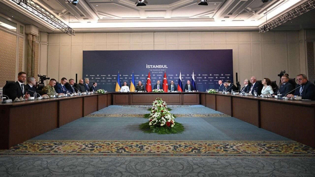 Переговоры между делегациями России и Украины в Стамбуле - РИА Новости, 1920, 24.07.2025
