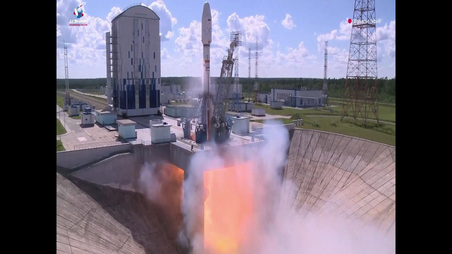 Старт ракеты Союз-2.1б с космодрома Восточный Старт ракеты Союз-2.1б с космодрома Восточный - РИА Новости, 1920, 25.07.2025