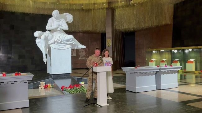 Акция-реквием в память о детях Донбасса в Музее Победы в Москве Акция-реквием в память о детях Донбасса в Музее Победы в Москве