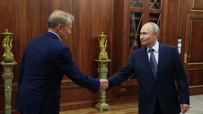 Президент Владимир Путин встретился с главой Сбербанка Германом Грефом