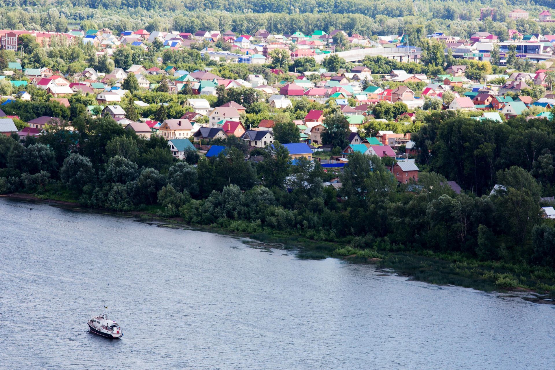 Вид со смотровой площадки у памятника Салавату Юлаеву в Уфе - РИА Новости, 1920, 03.08.2026