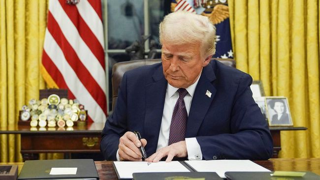 Вступивший в должность президента США Дональд Трамп