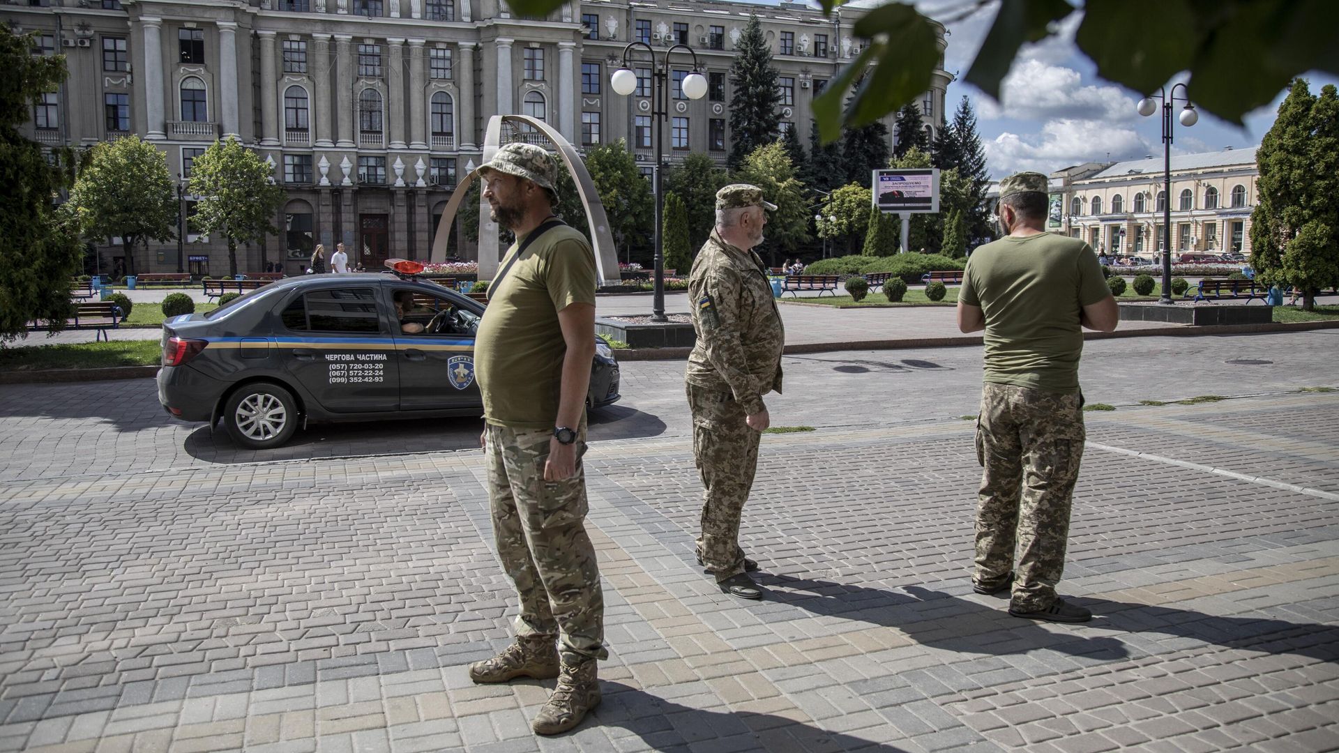 Сотрудники ТЦК патрулируют улицы Харькова, Украина Сотрудники ТЦК патрулируют улицы Харькова, Украина - РИА Новости, 1920, 24.09.2025