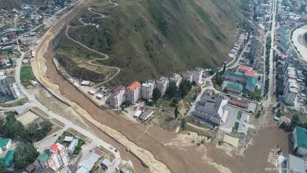 Последствия схода селевого потока в Кабардино-Балкарии - РИА Новости, 1920, 02.08.2025