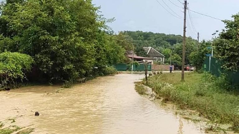 Подтопления в результате подъёма воды в реке Чепси в селе Фанагорийском Краснодарского края Подтопления в результате подъёма воды в реке Чепси в селе Фанагорийском Краснодарского края