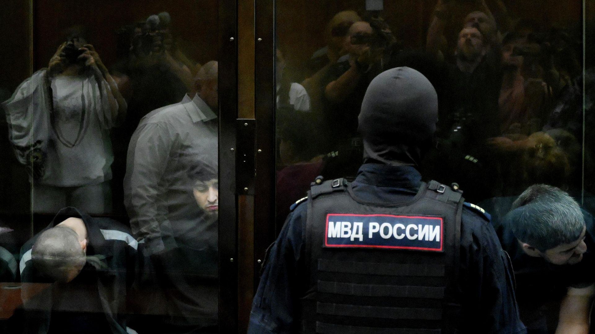 Заседание суда по делу о теракте в концертном зале Крокус Сити Холл Заседание суда по делу о теракте в концертном зале Крокус Сити Холл - РИА Новости, 1920, 04.08.2025