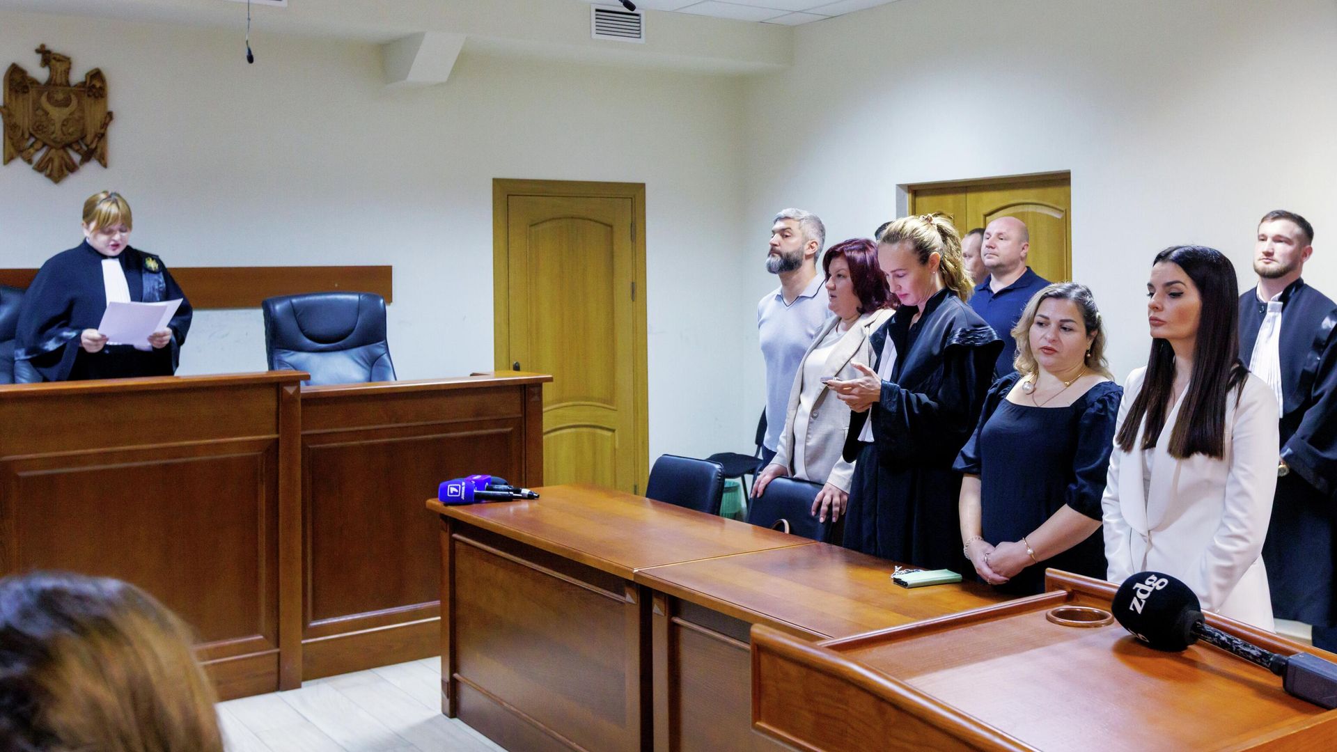 Глава Гагаузской автономии в составе Молдавии Евгения Гуцул во время оглашения приговора по ее делу в районном суде Кишинева. 5 августа 2025 Глава Гагаузской автономии в составе Молдавии Евгения Гуцул во время оглашения приговора по ее делу в районном суде Кишинева. 5 августа 2025 - РИА Новости, 1920, 05.08.2025