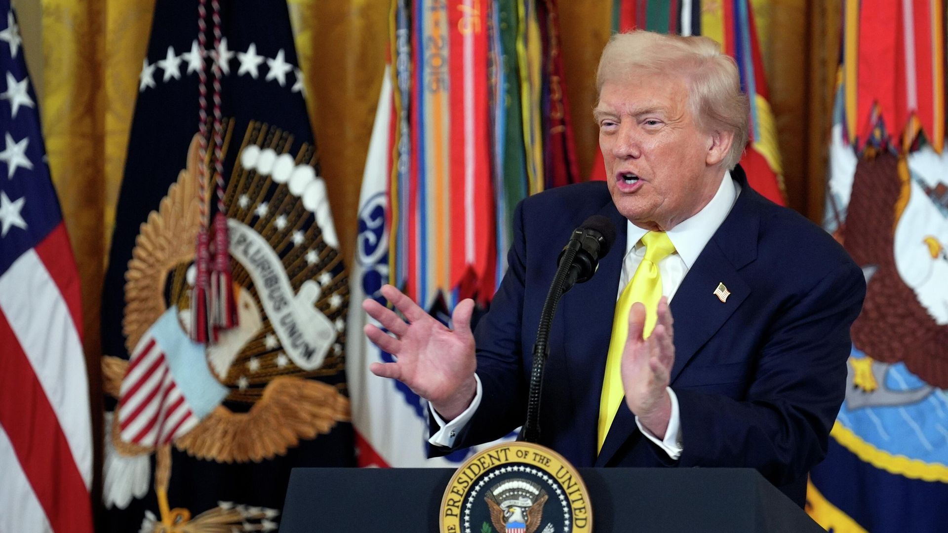 Президент США Дональд Трамп Президент США Дональд Трамп - РИА Новости, 1920, 18.08.2025