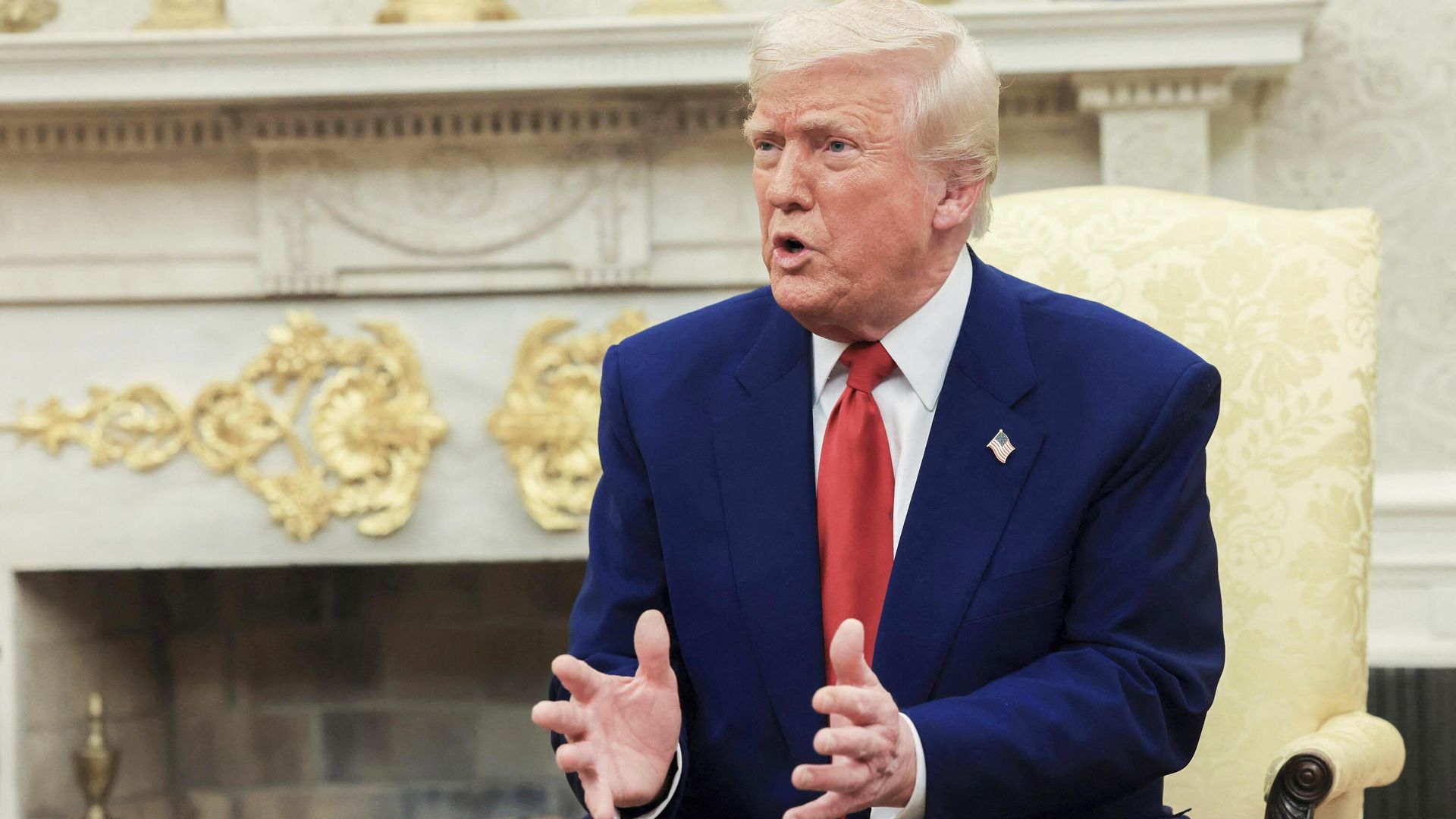 Президент США Дональд Трамп Президент США Дональд Трамп - РИА Новости, 1920, 14.04.2025