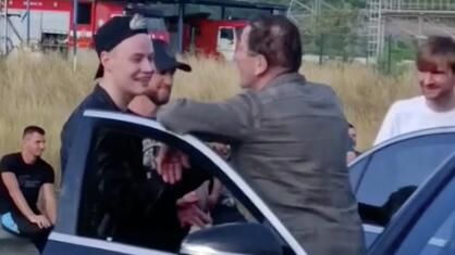 Григорий Лепс и Shaman стоят в пробке на подъездах к Крымскому мосту - РИА Новости, 1920, 08.08.2025