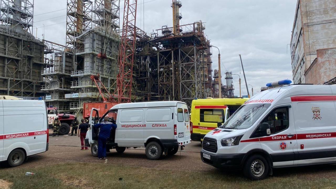 Обстановка на месте взрыва в Стерлитамаке Обстановка на месте взрыва в Стерлитамаке - РИА Новости, 1920, 09.08.2025