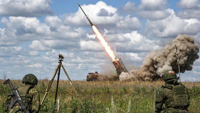 Боевая работа расчета установки РСЗО Ураган