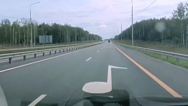 Музыкальная разметка на федеральной трассе М-12 Восток