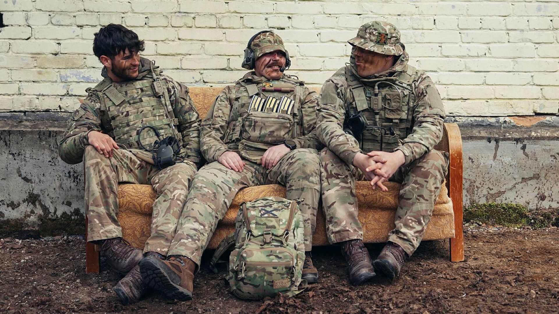 Британские военные отдыхают между учениями в городских условиях Британские военные отдыхают между учениями в городских условиях - РИА Новости, 1920, 01.09.2026