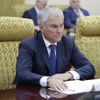 Председатель Государственной думы Вячеслав Володин во время встречи с председателем президиума Верховного народного собрания КНДР Цой Рён Хэ в Пхеньяне